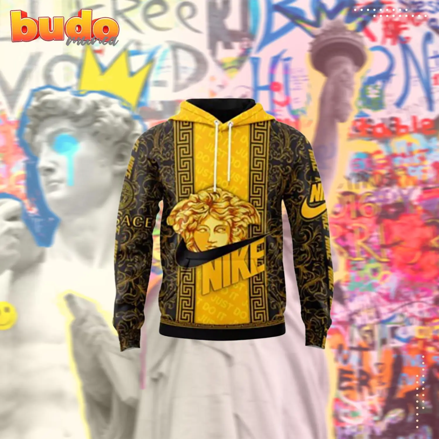 Versace nike medusa just do it unisex hoodie outfit for men women luxury brand clothing - hot new